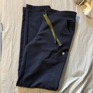 Figs Yola Scrub Pants Quiet Navy